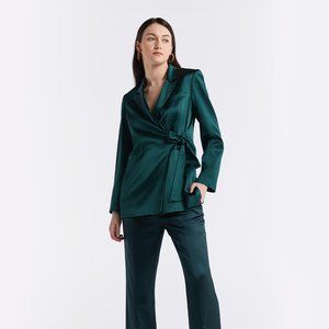 Lattelier Tie-Waist Blazer & Trouser Set